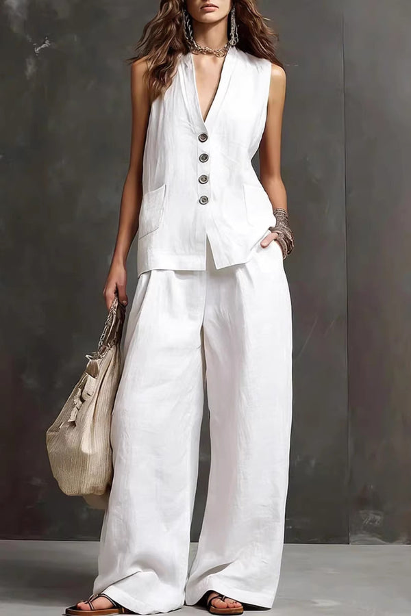 Heloise - Set aus atmungsaktiver Weste und weiter Hose