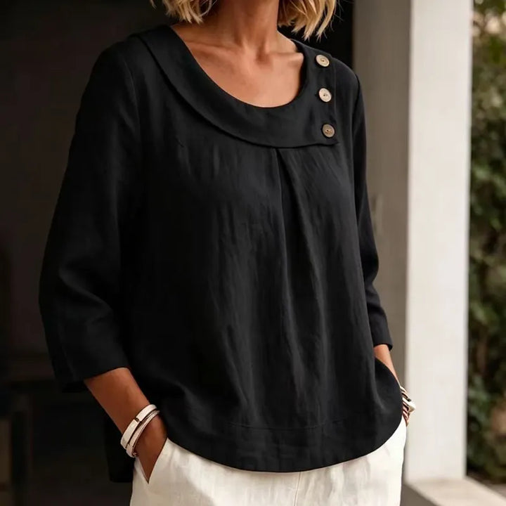 Brionelle - Leinenbluse mit Soft-Touch