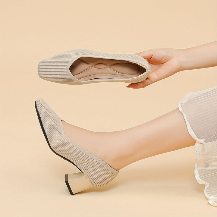 Hetty - Court-Schuh mit quadratischem Absatz