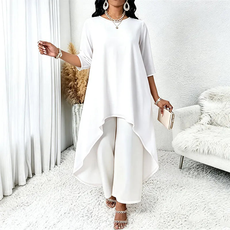 Laurivelle - Soft-Touch Maxikleid in grossen Grössen