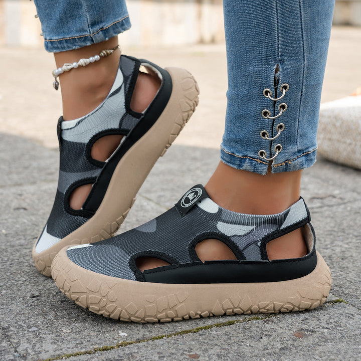 Maelina - orthopädische, gepolsterte Walking-Sneaker