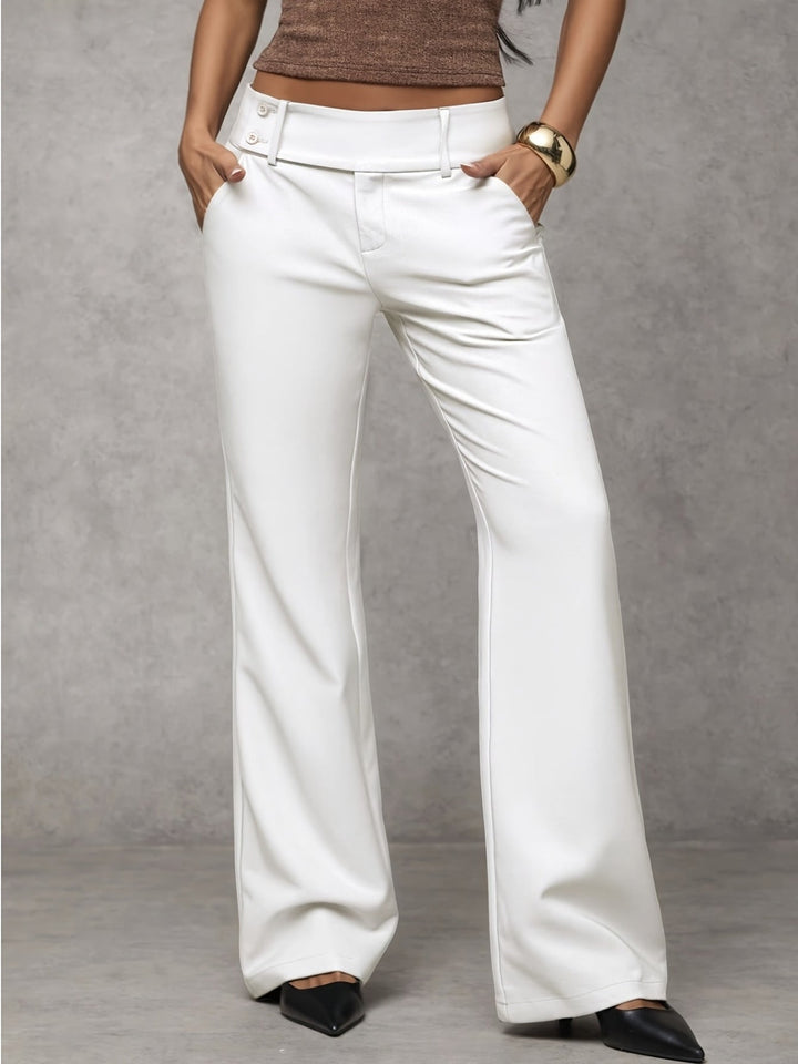 Venetia - luftige, hoch taillierte Wide-Leg-Hose