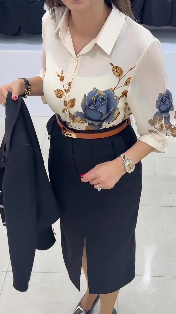 Xavina - Massgeschneiderter Zweiteiler mit Blazer und Rock