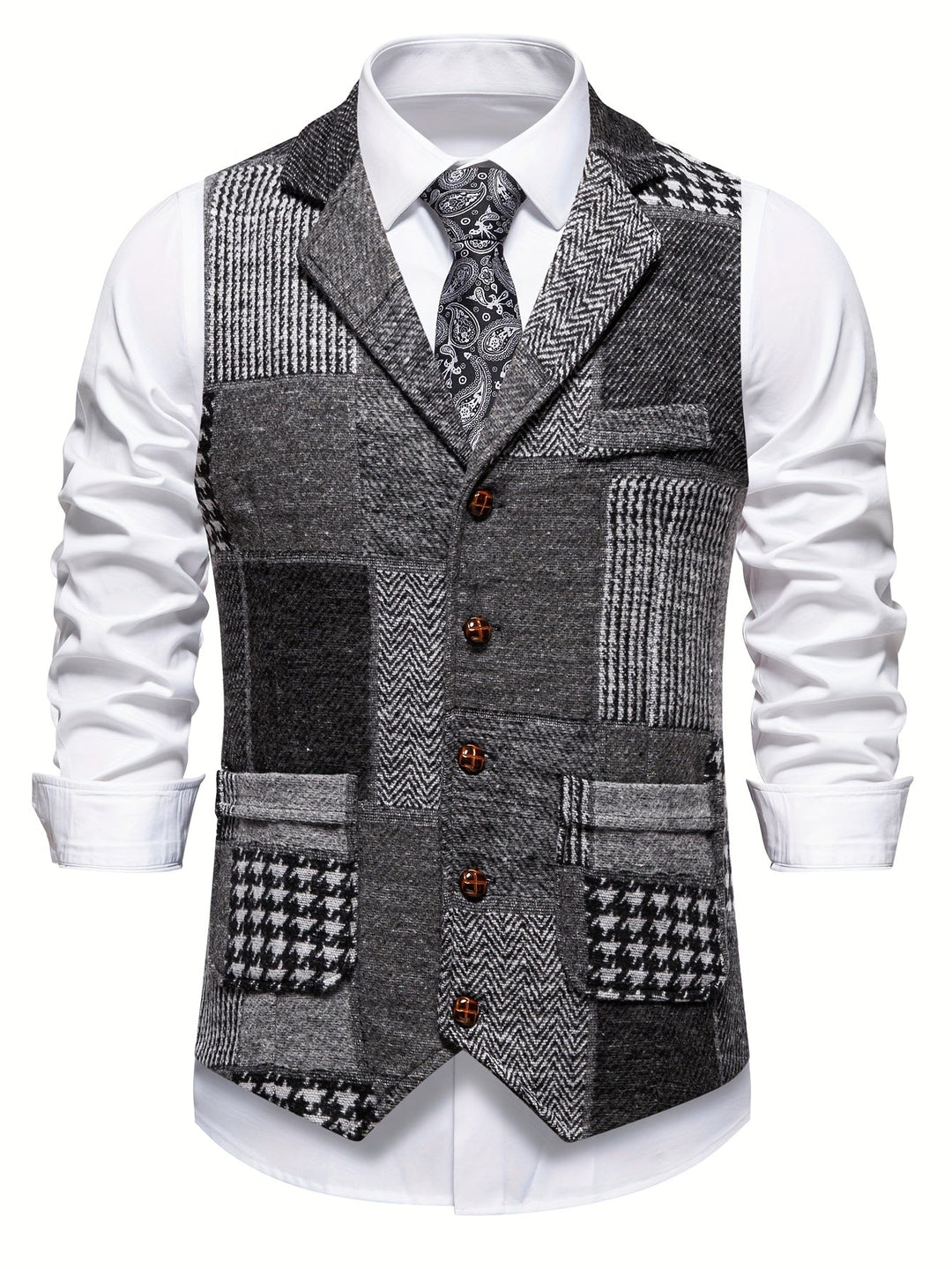 Ellis - Fischgrat-Gilet