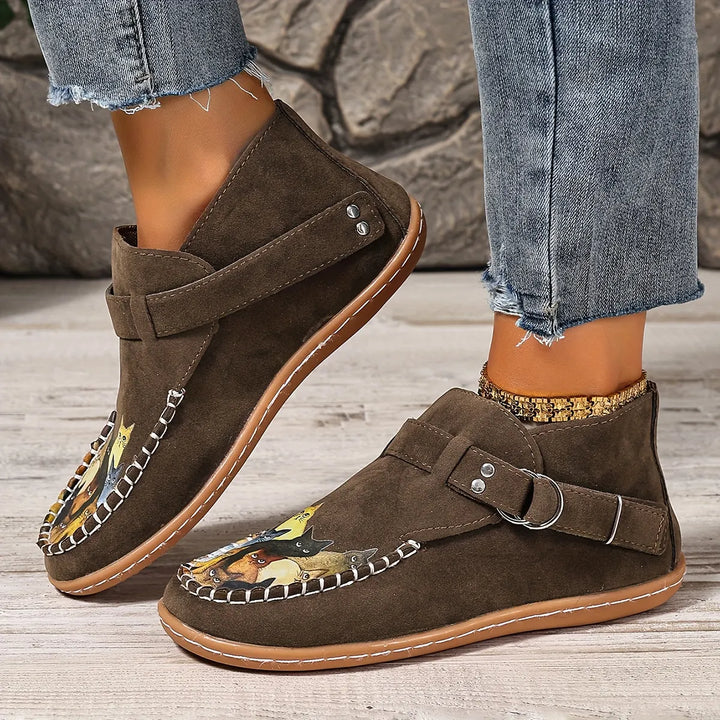 Cara - Komfort-Loafer mit Schnallen-Detail