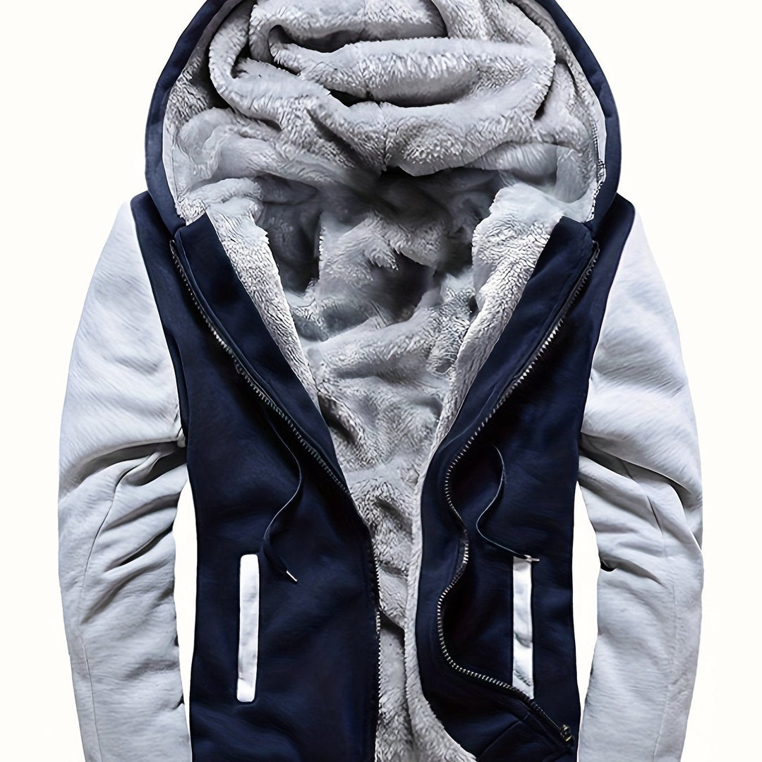 Dax - Schwere Camouflage-Kapuzenjacke mit Reissverschluss