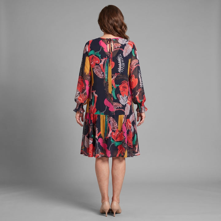 Anarose - Luftiges, florales Midikleid