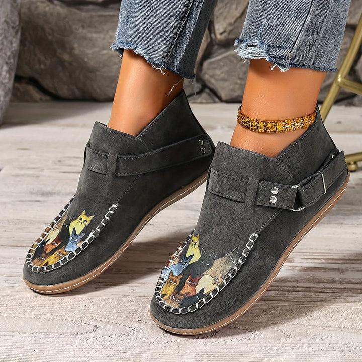 Cara - Komfort-Loafer mit Schnallen-Detail