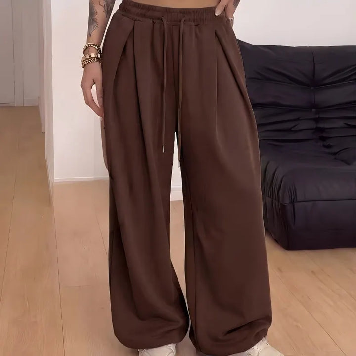 Annis - Weit geschnittene Hose mit Kordelzug