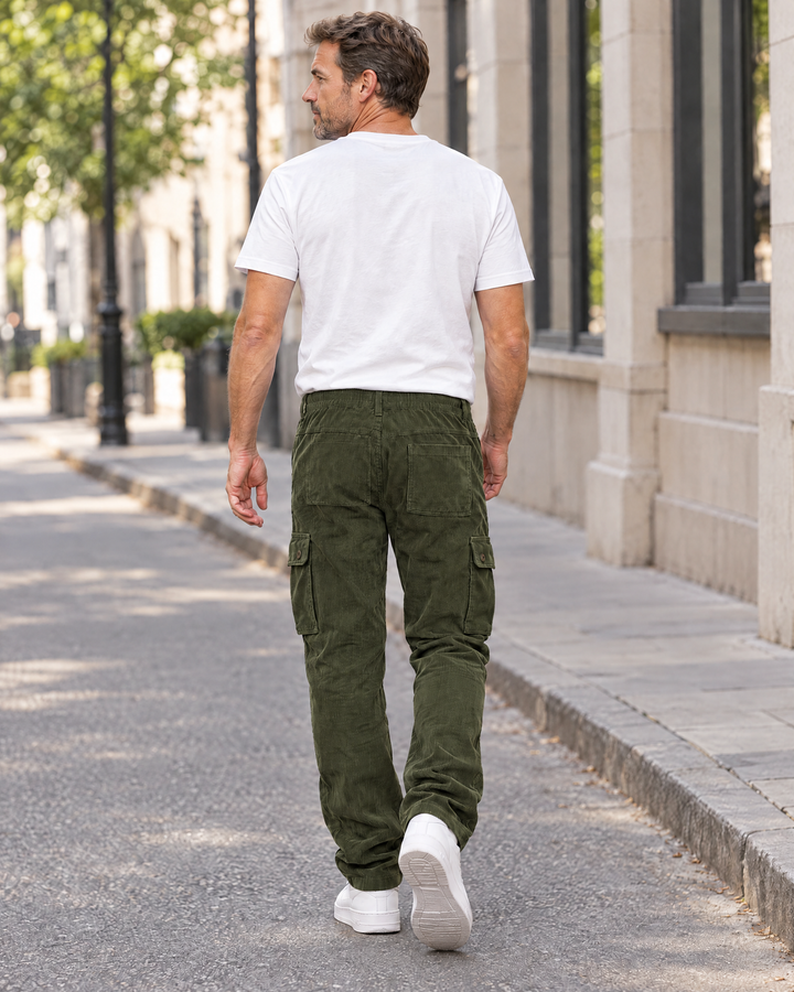 Milo - Gerippte Cargo-Hose