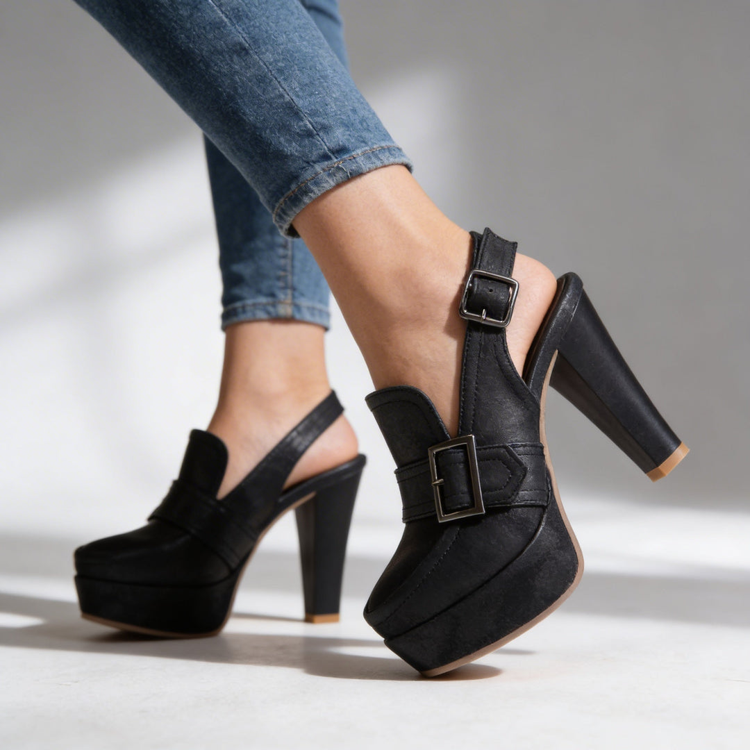 Aderynne - Gepolsterte Plateau-Heels