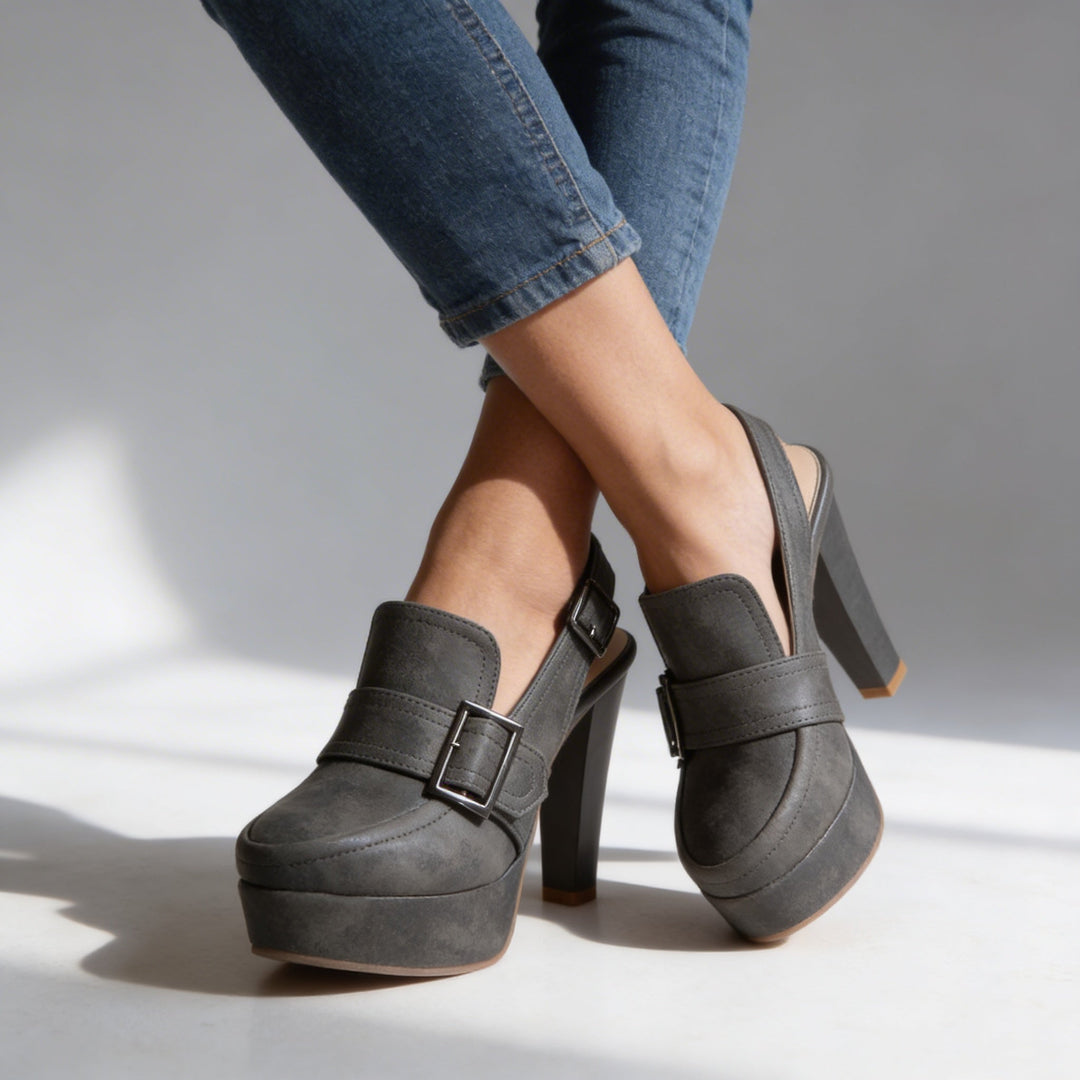 Aderynne - Gepolsterte Plateau-Heels