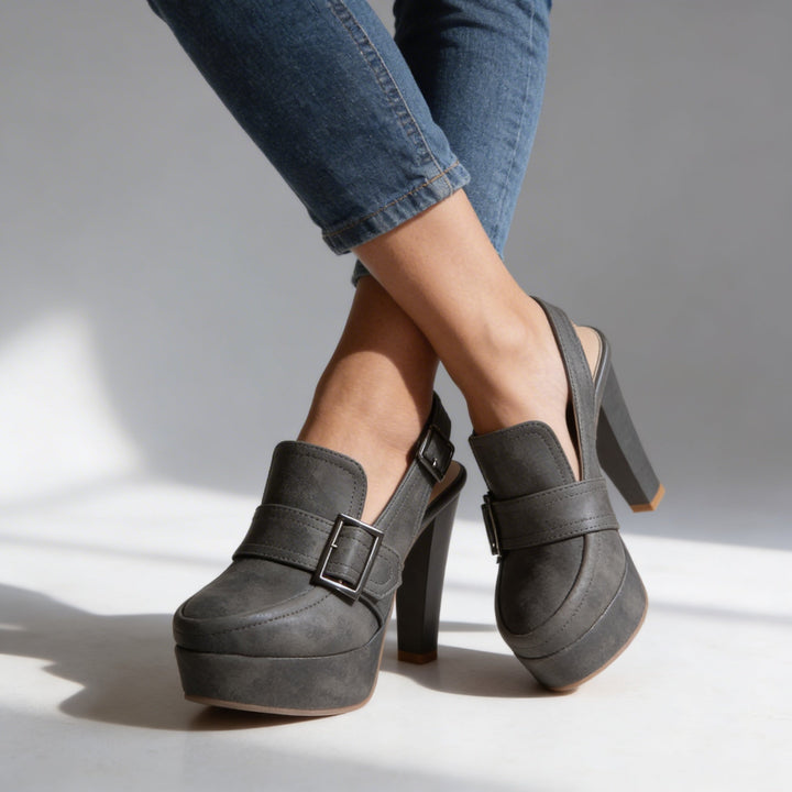 Aderynne - Gepolsterte Plateau-Heels