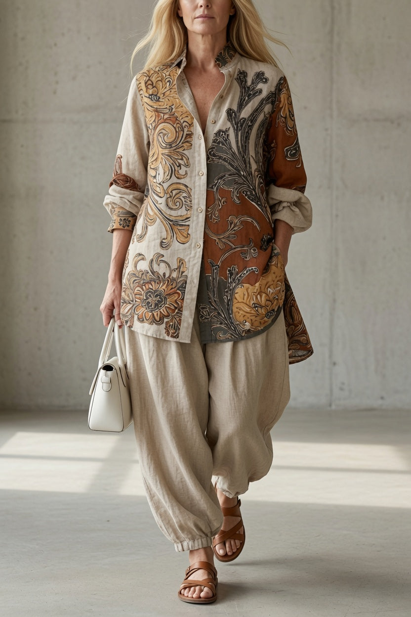 Laurienne - Atmungsaktives Set aus Shirt und Hose