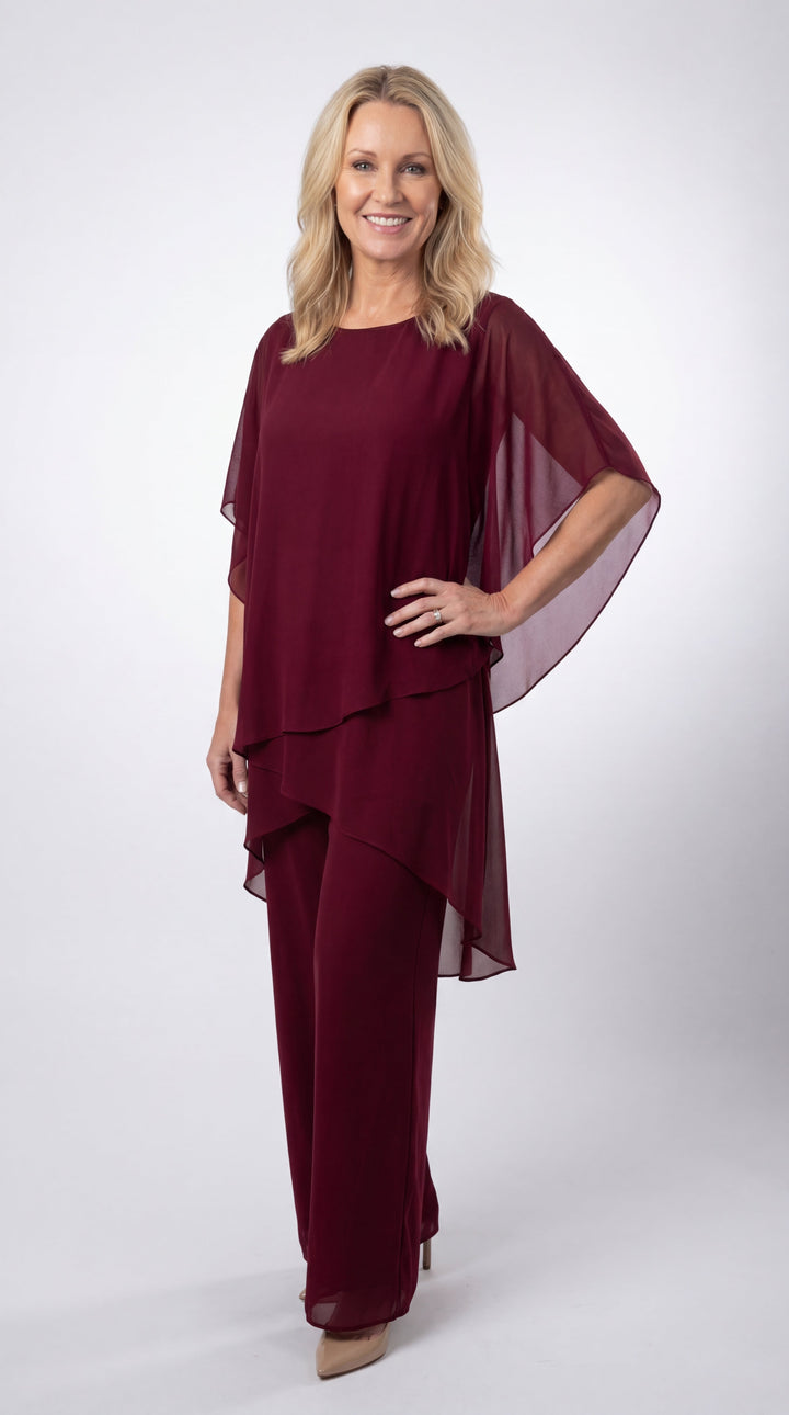 Jemima - drapiertes Zweiteiler-Set