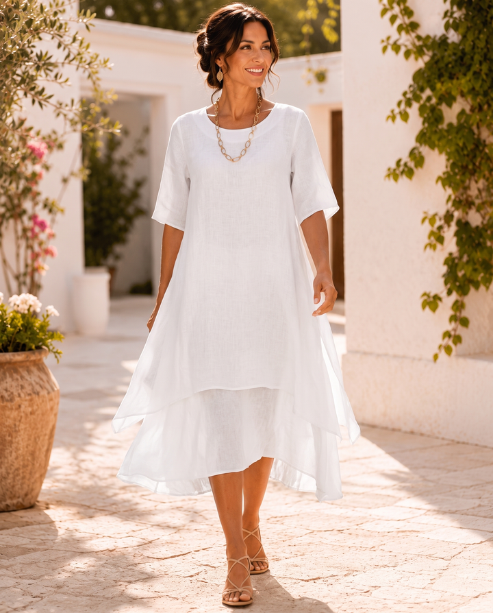 Celestine - Fliessendes Maxikleid