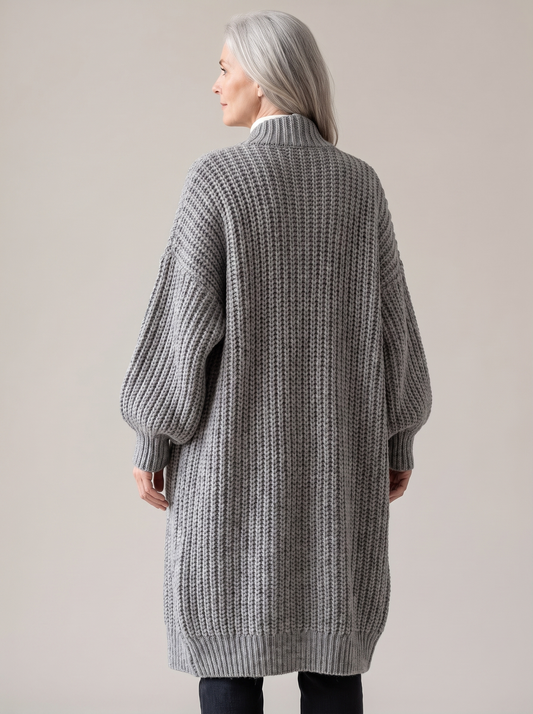 Rosalienne - Besonders weiche Longstrickjacke