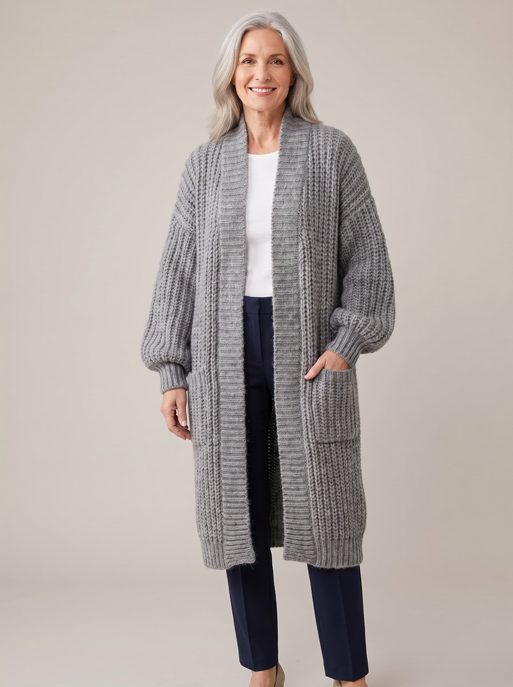 Rosalienne - Besonders weiche Longstrickjacke