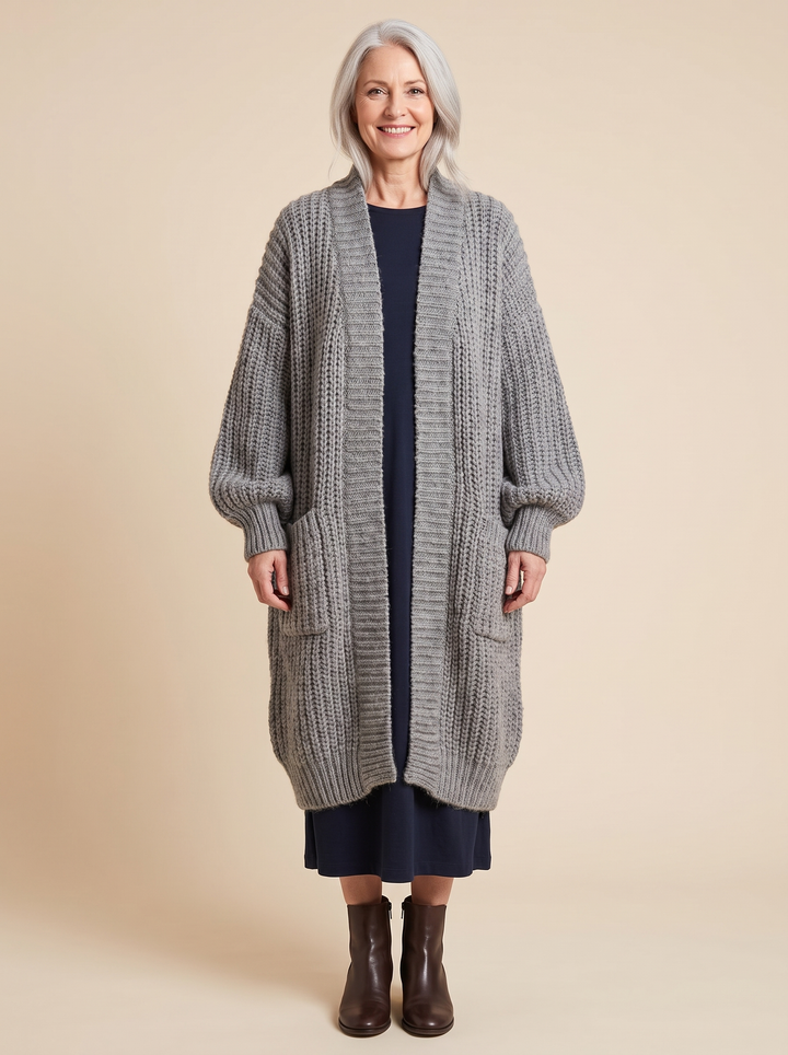 Rosalienne - Besonders weiche Longstrickjacke