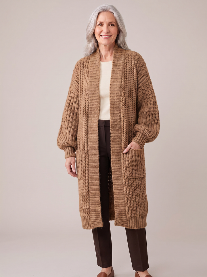 Rosalienne - Besonders weiche Longstrickjacke