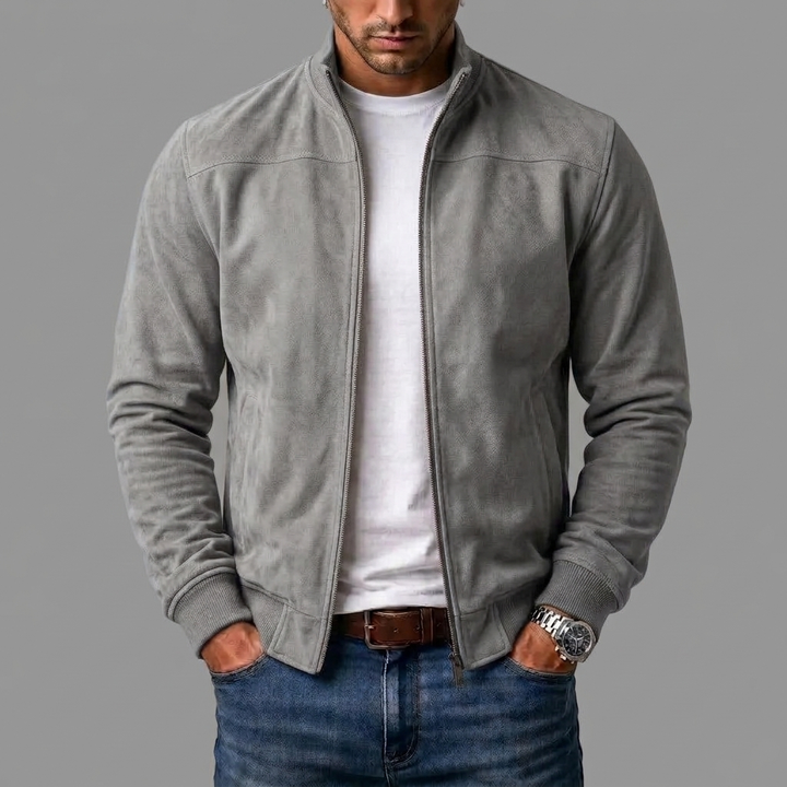 Rasmus - Rippstrick-Bomberjacke