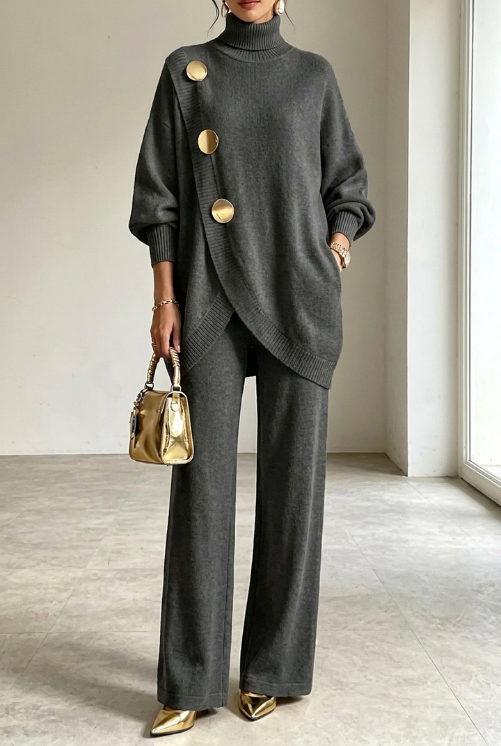 Minta - Hochgeschlossenes Co-ord-Set