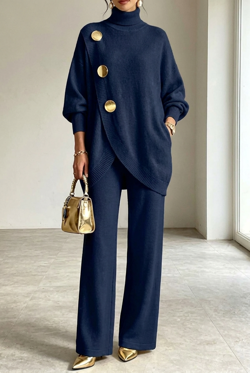 Minta - Hochgeschlossenes Co-ord-Set
