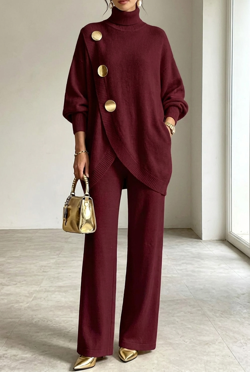 Minta - Hochgeschlossenes Co-ord-Set
