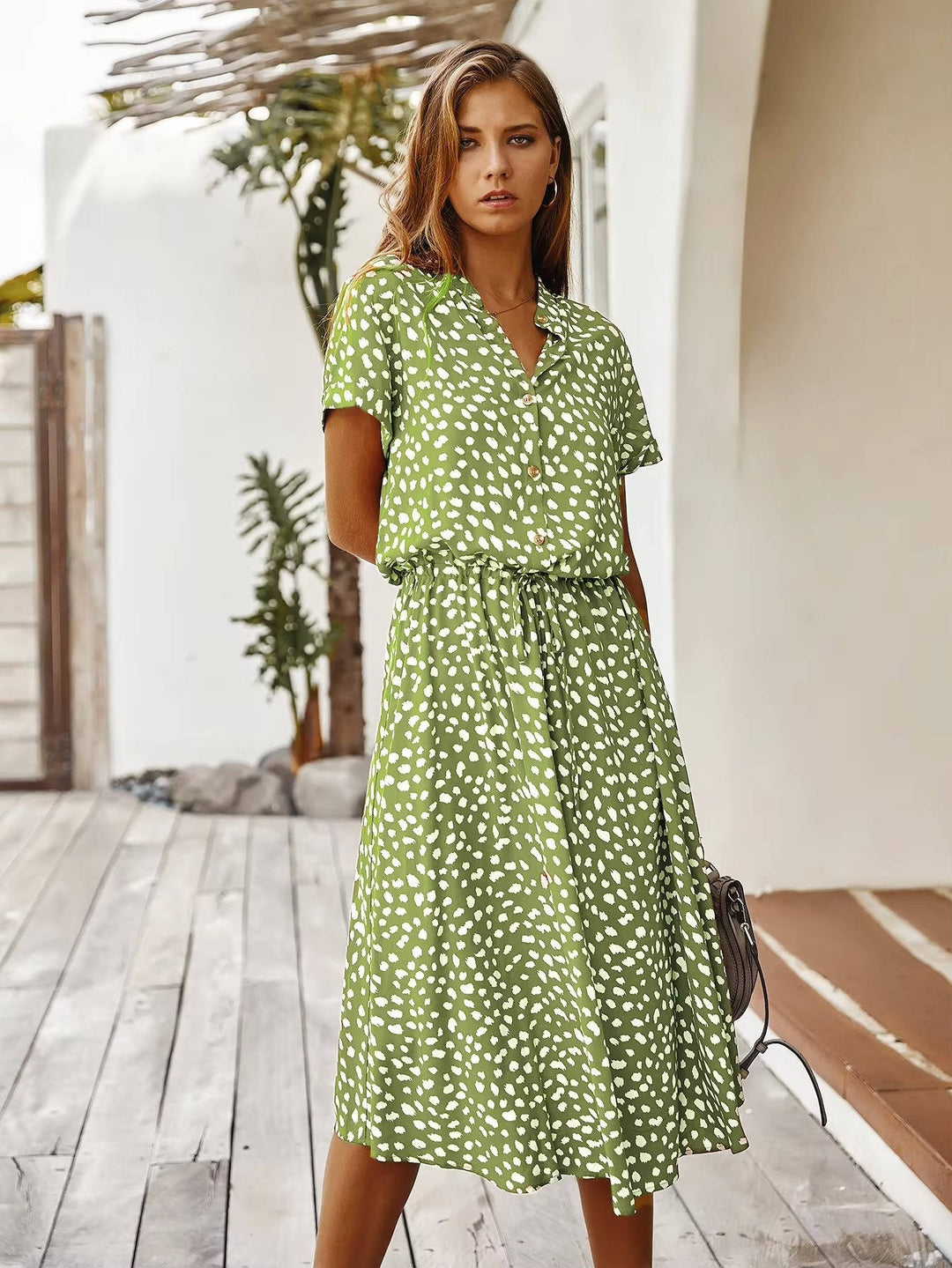 Novella - Lässiges Midikleid mit Knopfleiste