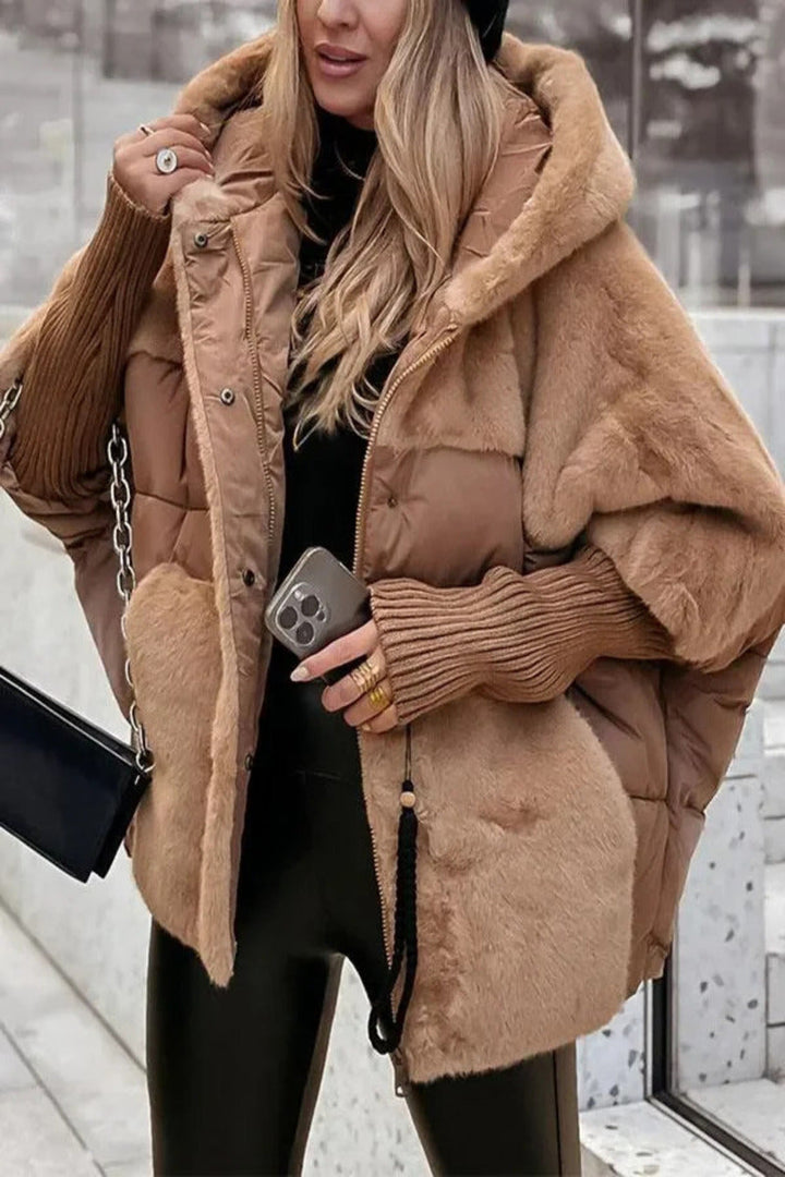 Audra - Isolierende Winterjacke mit Kapuze