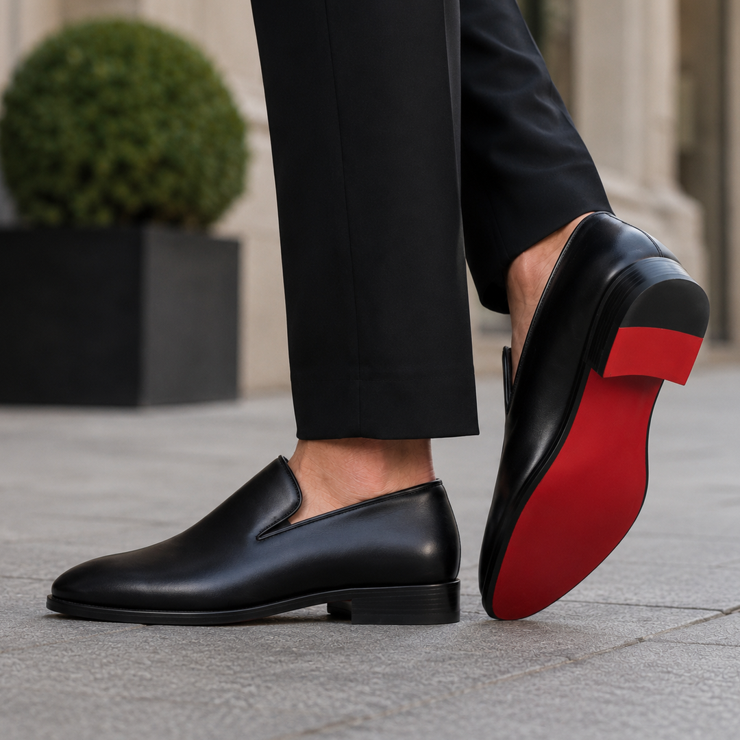 Dougie - Slipper mit roter Sohle