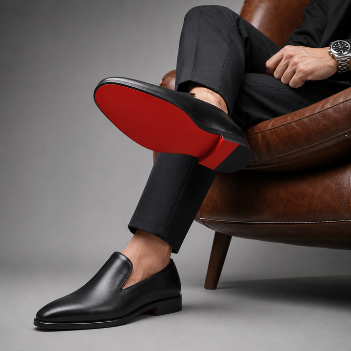 Dougie - Slipper mit roter Sohle