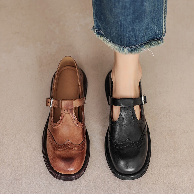 Jocelyn - atmungsaktive Mary-Jane-Ballerinas