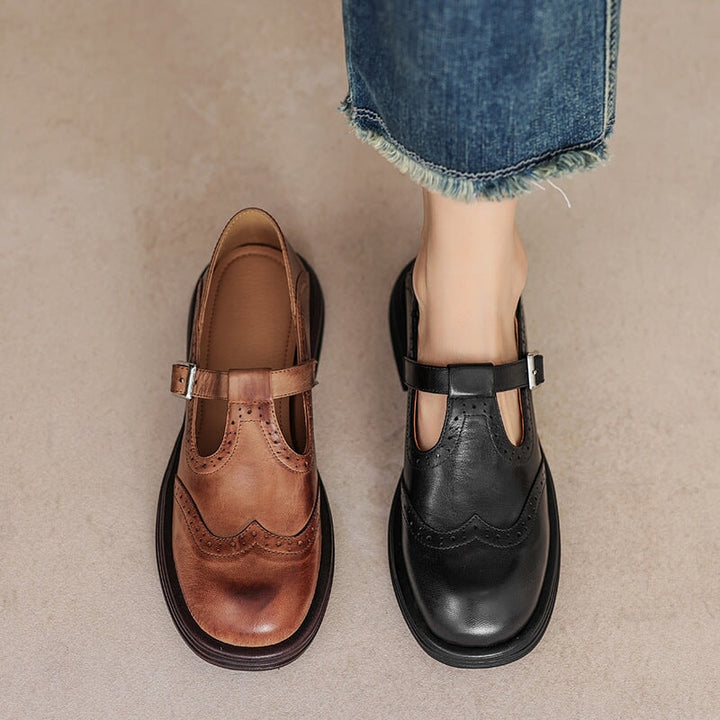 Jocelyn - atmungsaktive Mary-Jane-Ballerinas