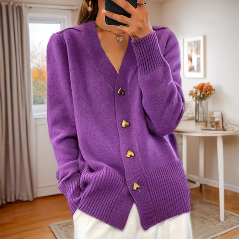 Zenaïde - Weiche Strickjacke