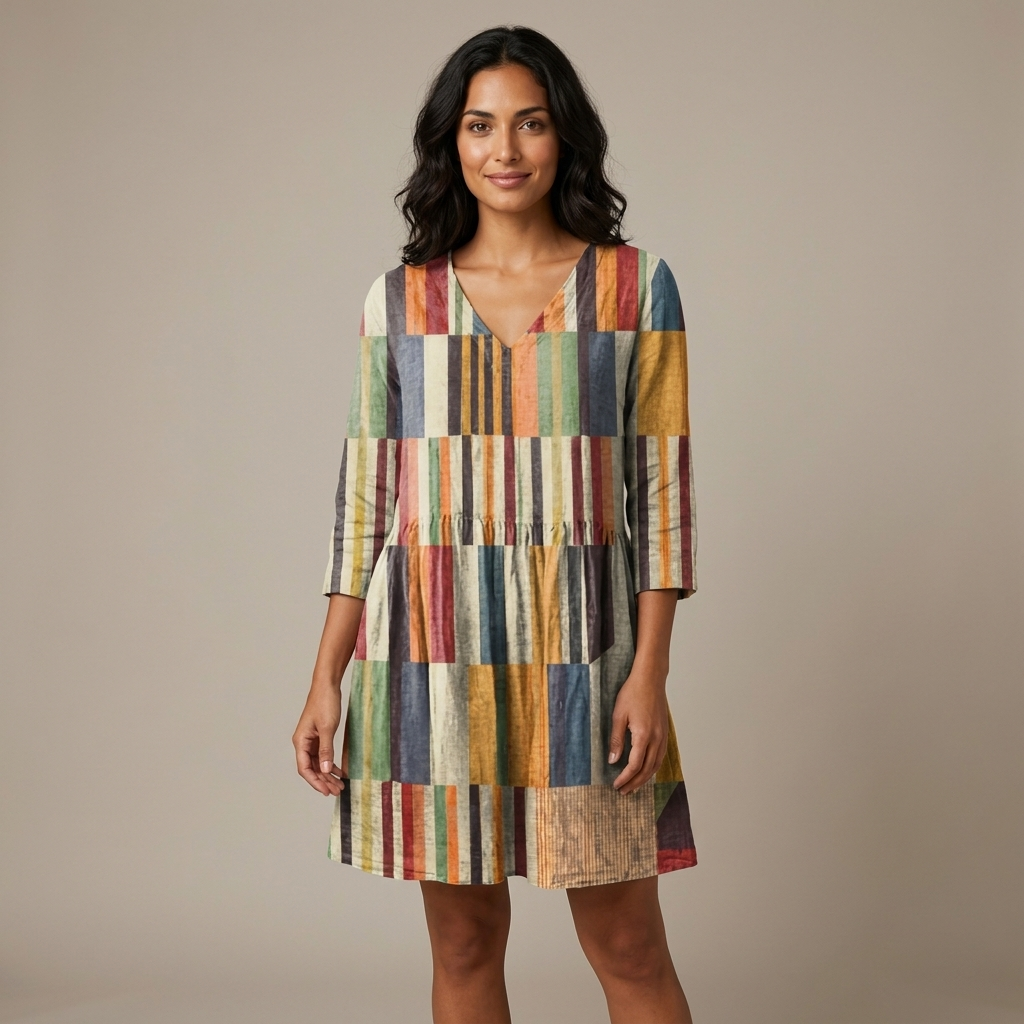 Vesperine - Drapierte Bluse mit V-Ausschnitt