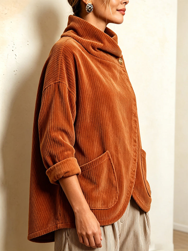 Sioned - Strukturierter Oversize-Cardigan
