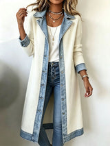 Odelia - Langer strukturierter Cardigan