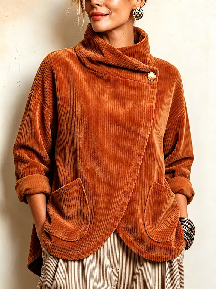 Sioned - Strukturierter Oversize-Cardigan
