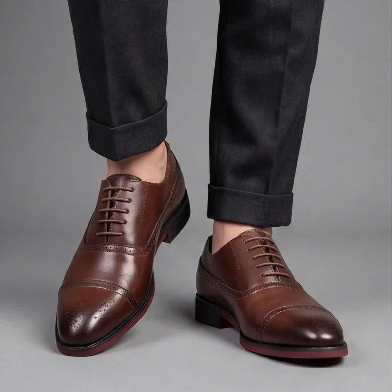 Arvid - Premium Oxford-Schuhe mit Zehenkappe