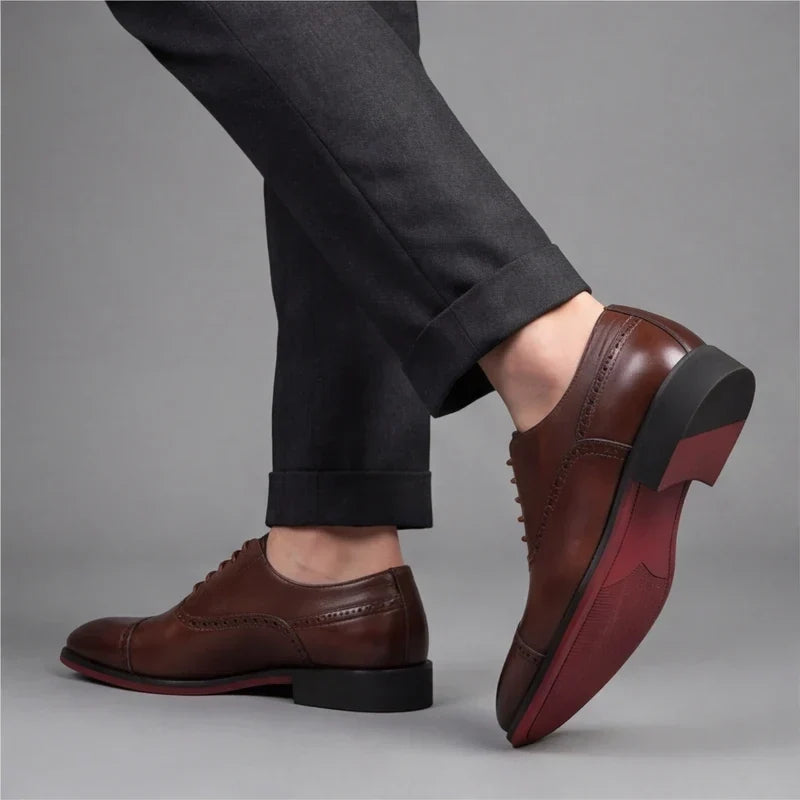 Arvid - Premium Oxford-Schuhe mit Zehenkappe
