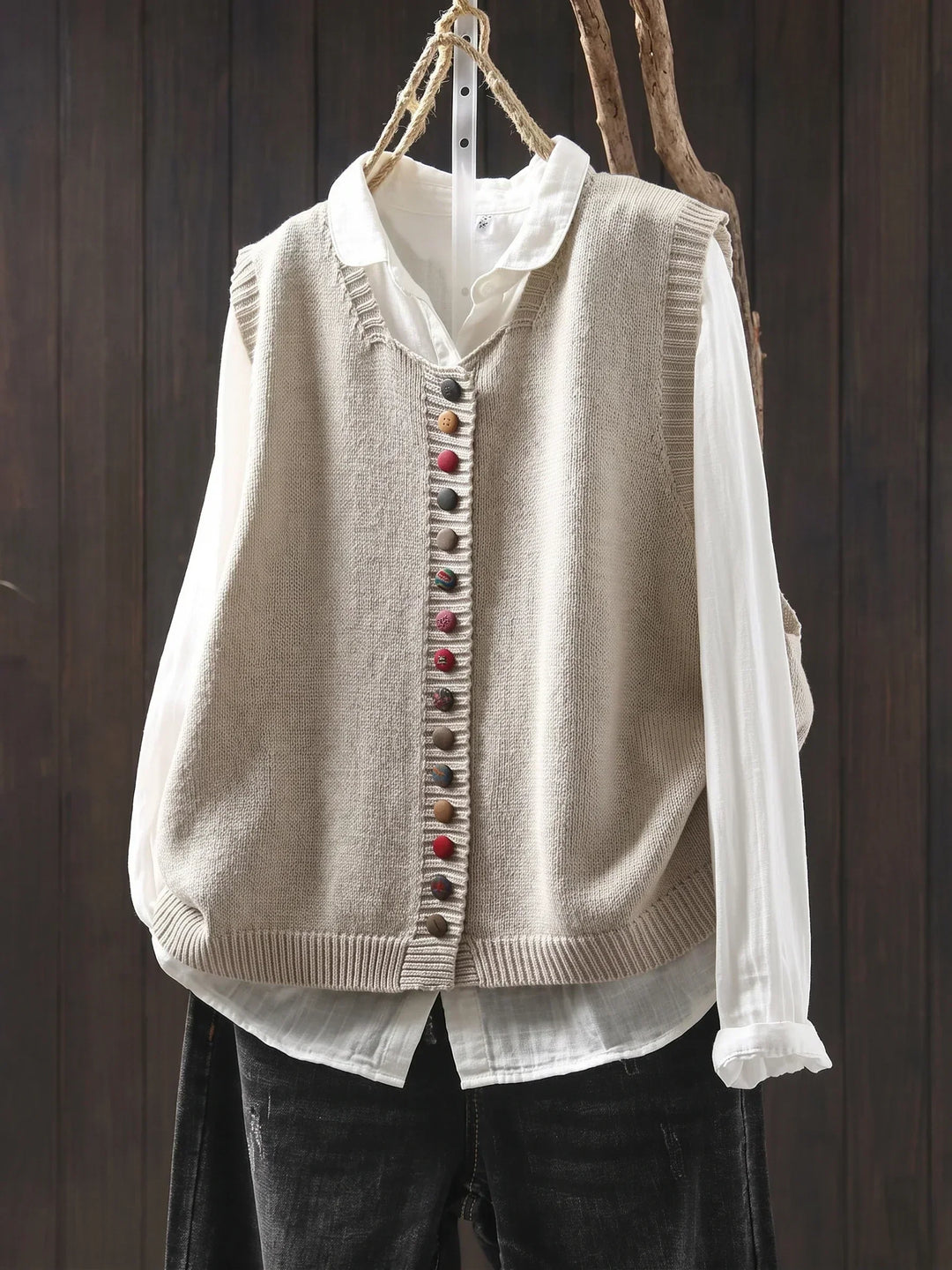 Meleri - Strickweste mit Soft-Touch