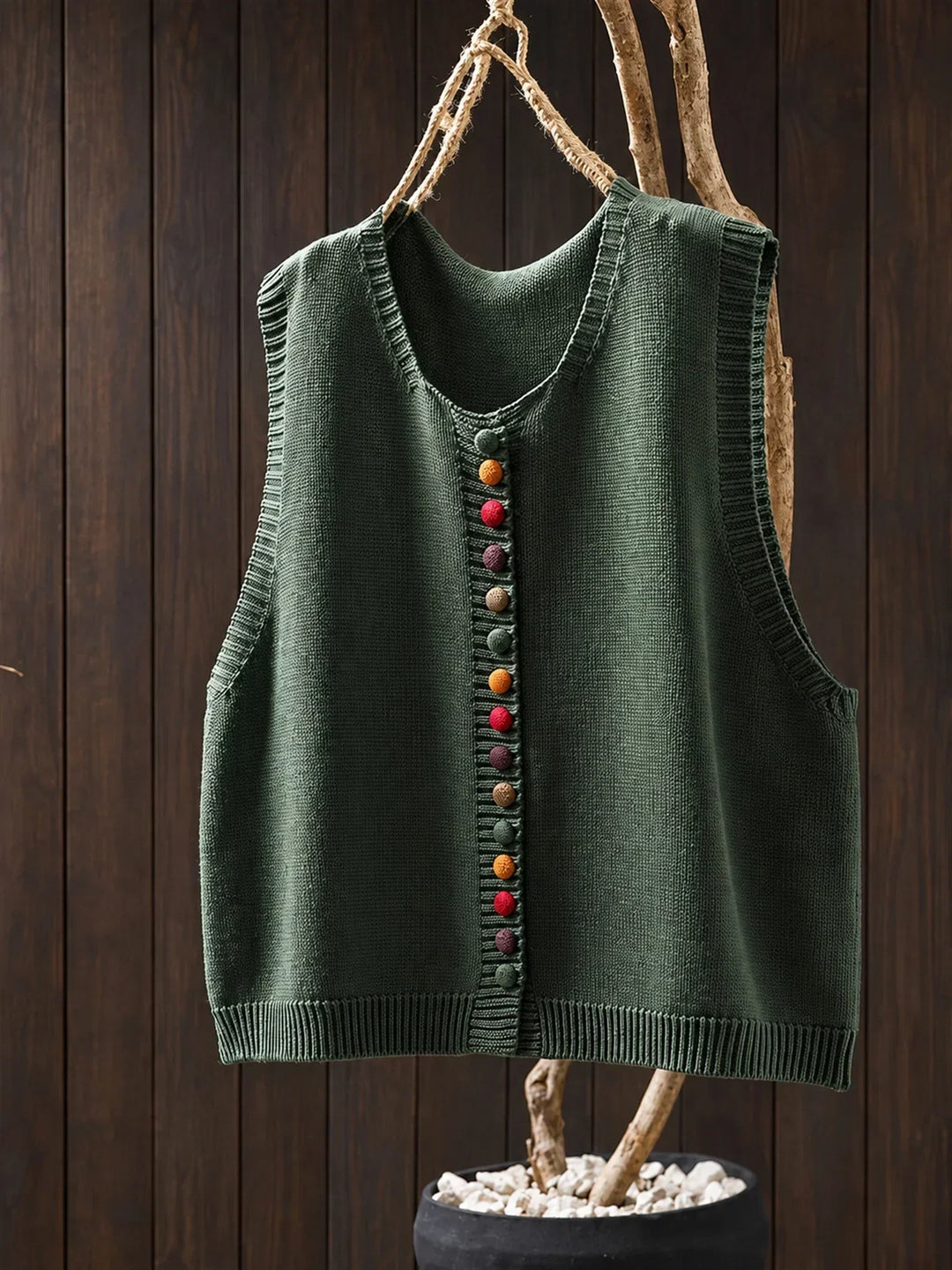 Meleri - Strickweste mit Soft-Touch