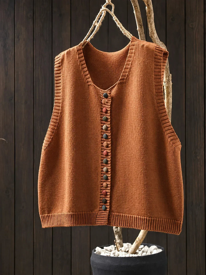 Meleri - Strickweste mit Soft-Touch