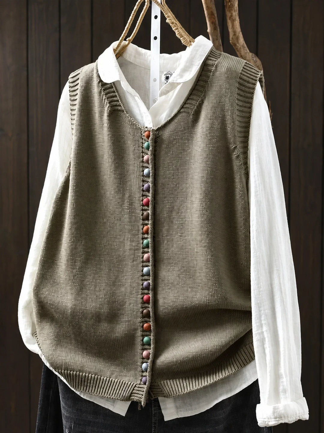 Meleri - Strickweste mit Soft-Touch
