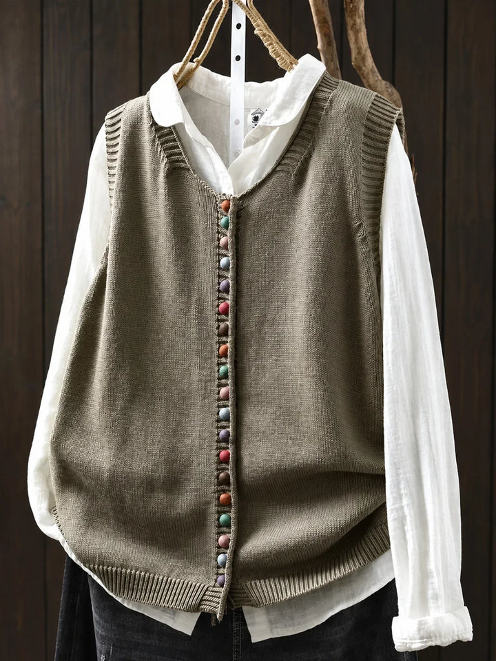 Meleri - Strickweste mit Soft-Touch