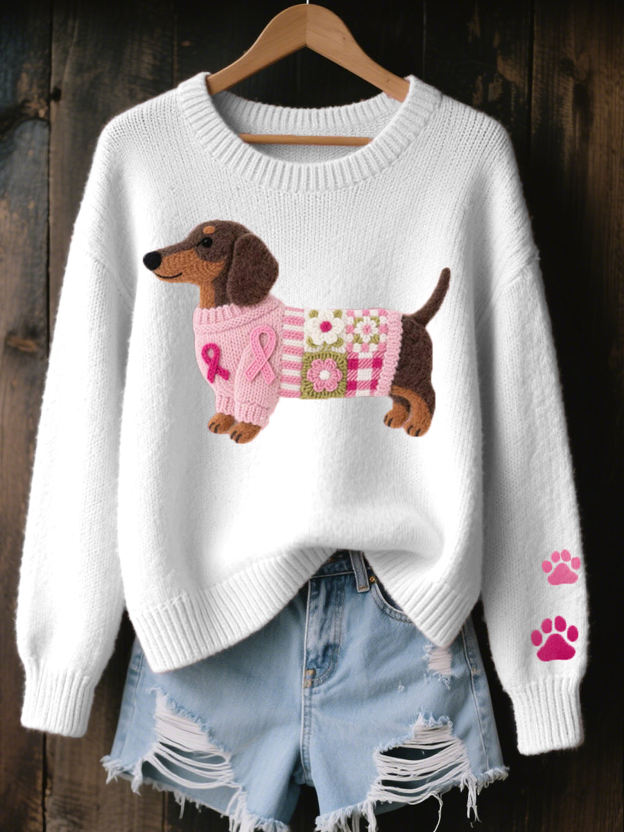 Caravine - Patchwork-Strickpullover für Hunde