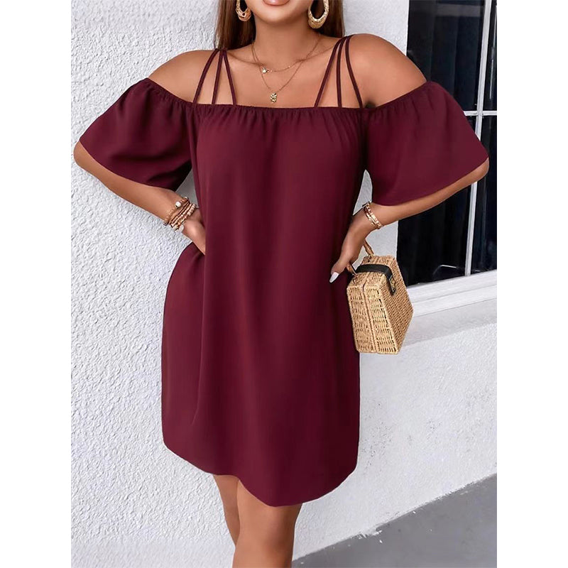 Alissia - luftiges Off-Shoulder-Kleid