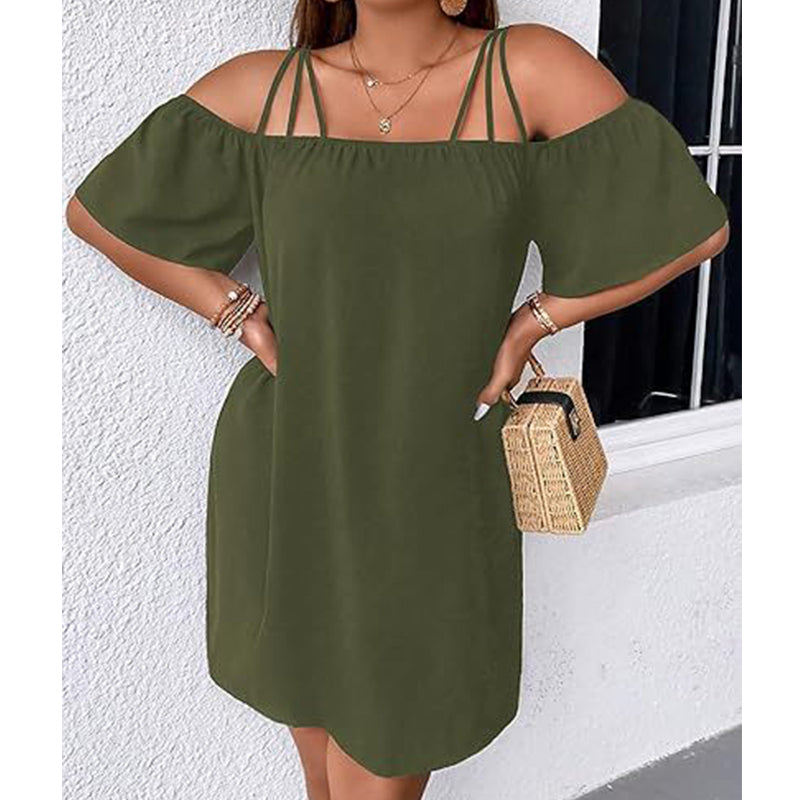 Alissia - luftiges Off-Shoulder-Kleid