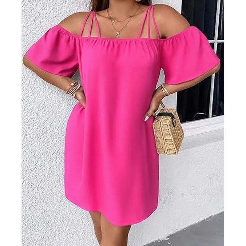 Alissia - luftiges Off-Shoulder-Kleid